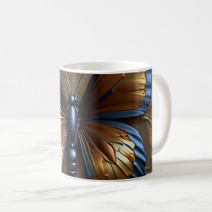 Mug Papillon Métallique