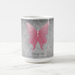 Mug Papillon rose bijoux