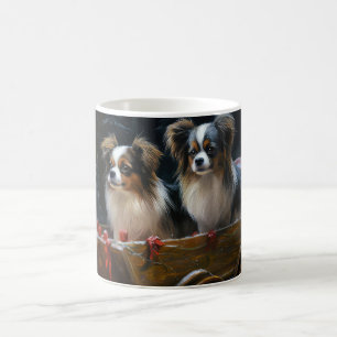 Mug Papillon Traîneau enneigé Décor de Noël