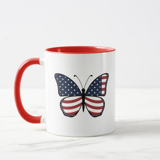 Mug Papillon USA Sublimation-62614 (Gauche)
