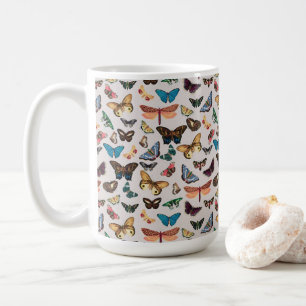 Mug Papillon vintage esthétique