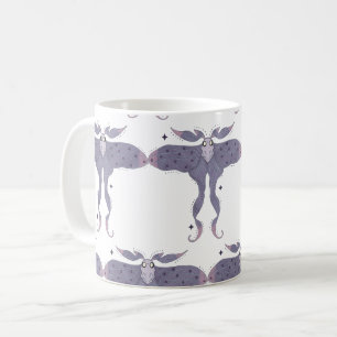 Mug Papillon Violet Fantaisiste avec Étincelles d'Étoi