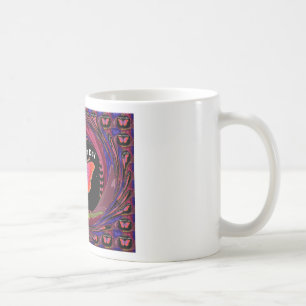Mug Papillon violet orange Avoir un beau Art de jour I