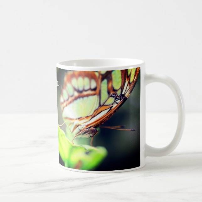 Mug Papillon visage nature personnalisée (Droite)
