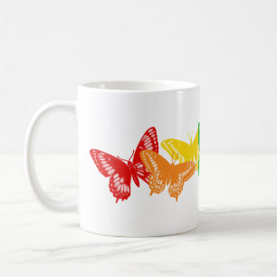 Mug Papillons arc-en-ciel