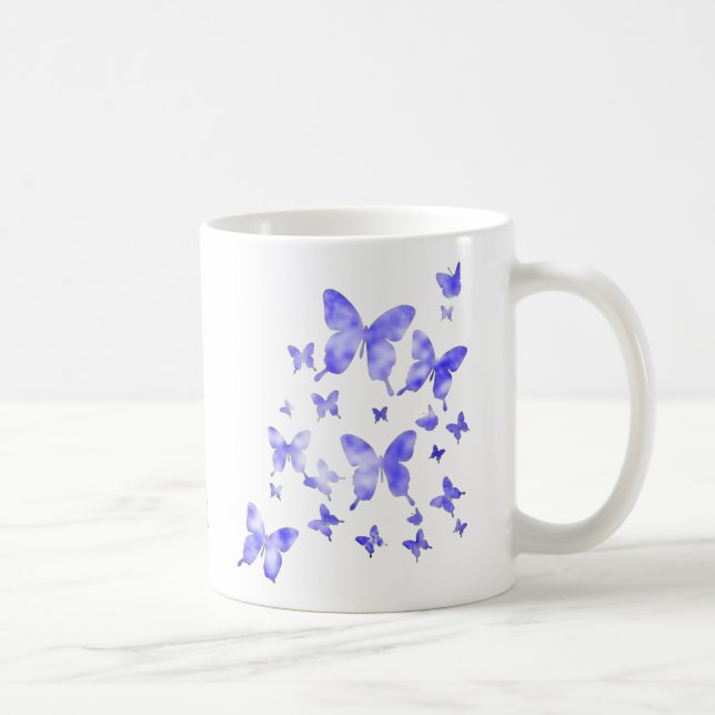 Mug Papillons bleus (Droite)