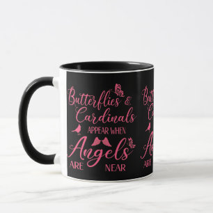 Mug Papillons & Cardinaux Apparaissent Quand Angel Est