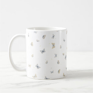 Mug Papillons Dreamy Blue & Cream Imprimer