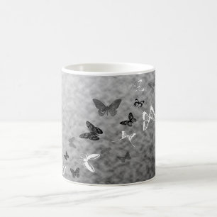Mug Papillons noirs de blanc de n