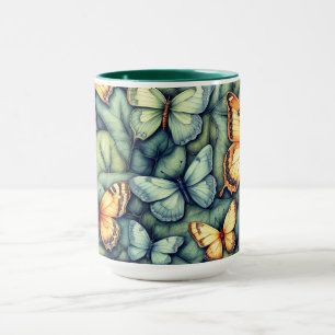 Mug Papillons Ocean Blue Shades