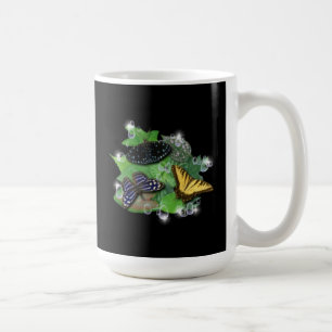 Mug Papillons sur Feuille