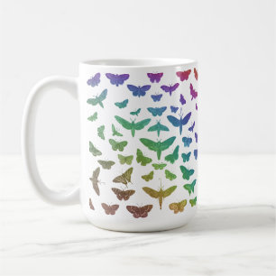 Mug papillons vintages colorés papillons papillons pap