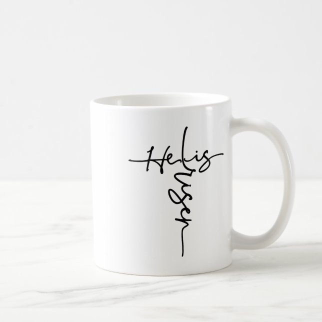 Mug Pâques chrétien Il Est Ressuscité Soleil Résurrect (Droite)