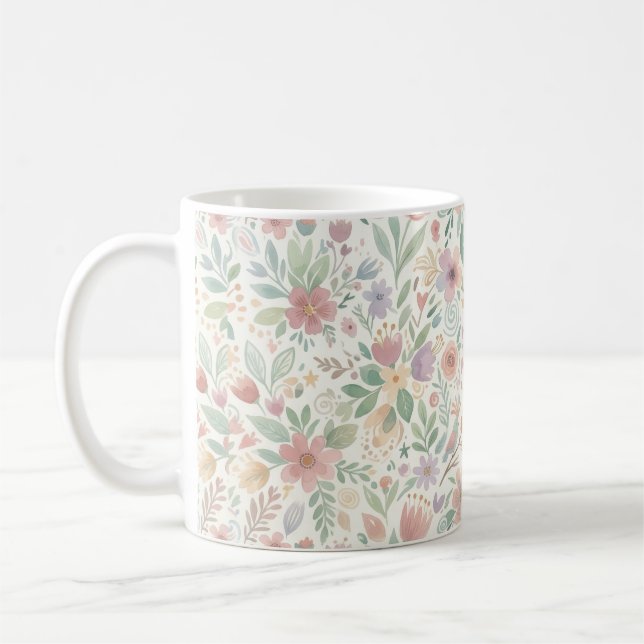 Mug Pâques Floral  (Gauche)