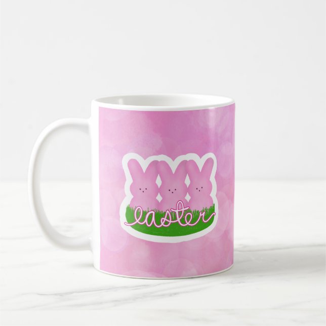 Mug Pâques lapin panier Musique (Gauche)