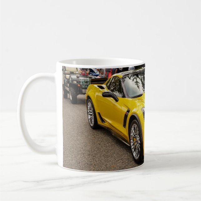 Mug Paquet jaune Chevrolet Corvette de C7 z07 (Gauche)