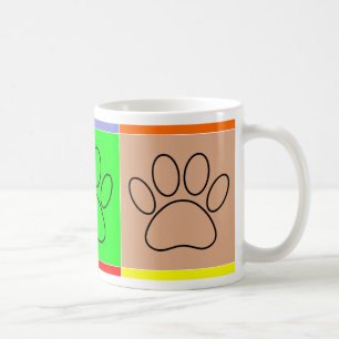 Mug Paquets De Chiots Mignons En Carré