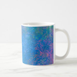 Mug Par l'encre d'alcool de mer, Abstraite acrylique