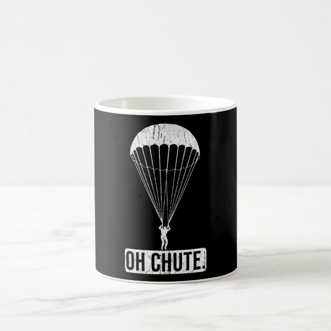 Mug Parachute Skydiving Oh Chute (Centre)