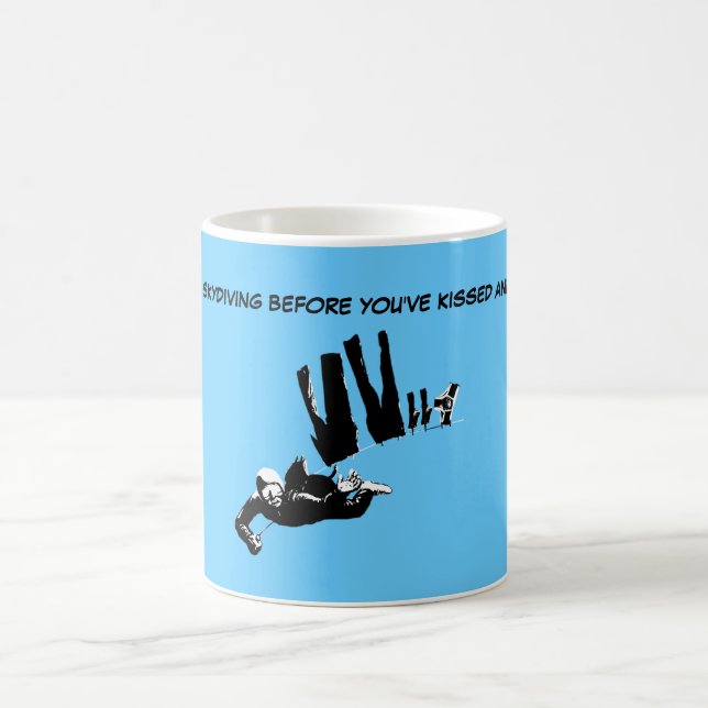 Mug Parachutisme drôle (Centre)