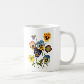 Mug Parade brodée de Pansies