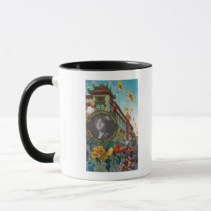 Mug Parade de Chinatown pour le Festival de Portola