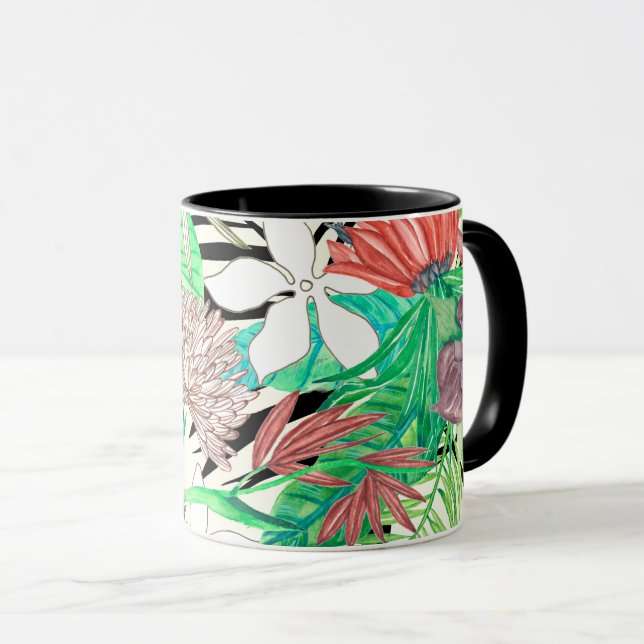 Mug Paradis floral II (Devant droit)