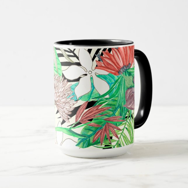 Mug Paradis floral II (Devant droit)