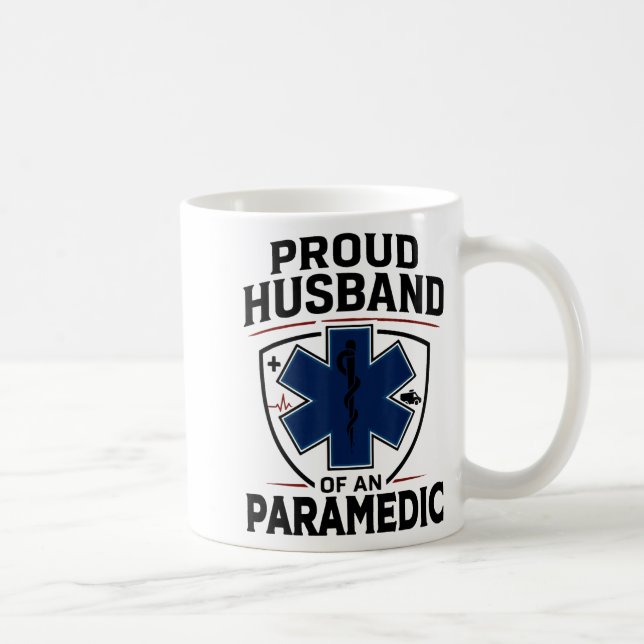 Mug Paramedic Husband Proud Husband Of An Paramedic  (Droite)