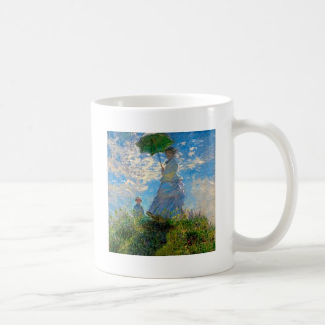 Mug Parasol Monet Femme Impressionnisme (Droite)