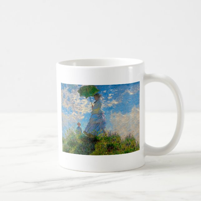 Mug Parasol Monet Femme Impressionnisme (Droite)