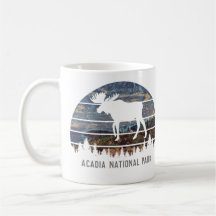 Parc national Acadia Vintage Moose sur mesure