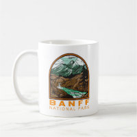Parc national Banff Canada Vintage Voyage