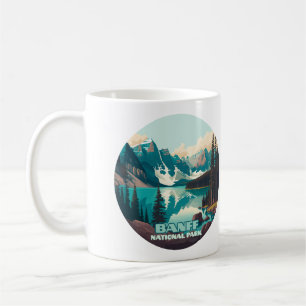 Mug Parc national Banff Moraine Lac Retro