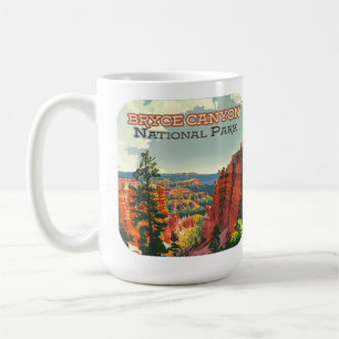 Mug Parc national de Bryce Canyon Utah Hoodoo Retro