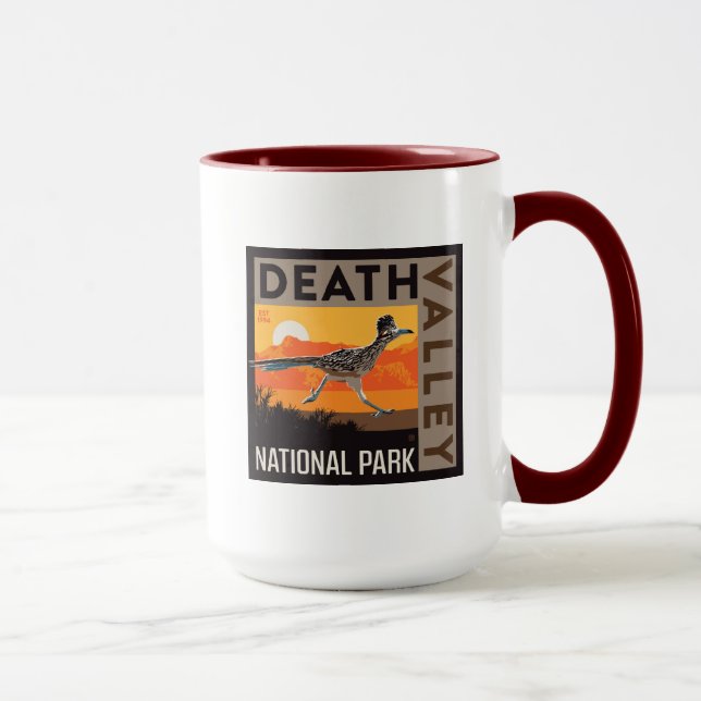 Mug Parc national de Death Valley | Roadrunner (Droite)