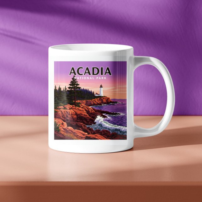 Mug Parc national de l'Acadie vintage (Créateur téléchargé)