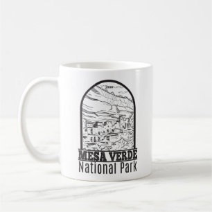 Mug Parc national de Mesa Verde Colorado Vintage