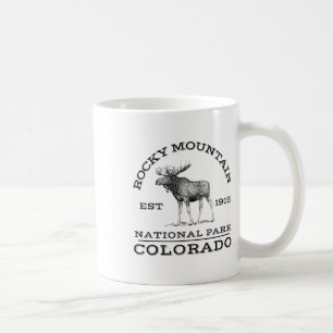 Mug Parc national de Rocky Mountain Colorado Moose Ran