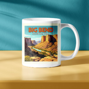 Mug Parc national de vintage Big Bend
