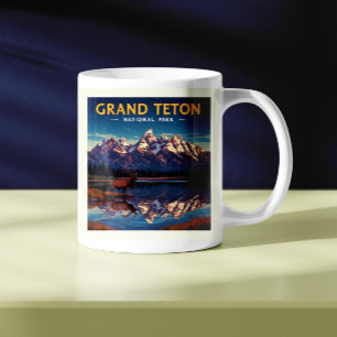 Mug Parc national de vintage Grand Teton