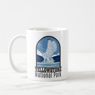 Mug Parc national de Yellowstone Vieux fidèles Vintag