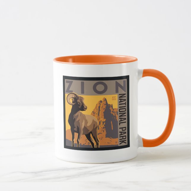 Mug Parc national de Zion | Ram (Droite)