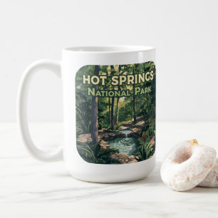 Mug Parc national des sources chaudes Arkansas Retro