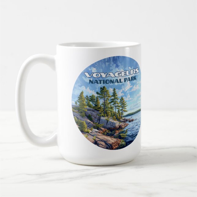 Mug Parc national des Voyageurs Rainy Lake Minnesota (Gauche)