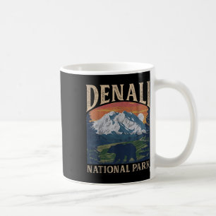 Mug Parc National Du Denali vintage Montage Rétro Pour