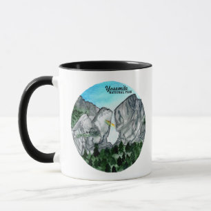 Mug Parc national du Yosemite Aquarelle Art