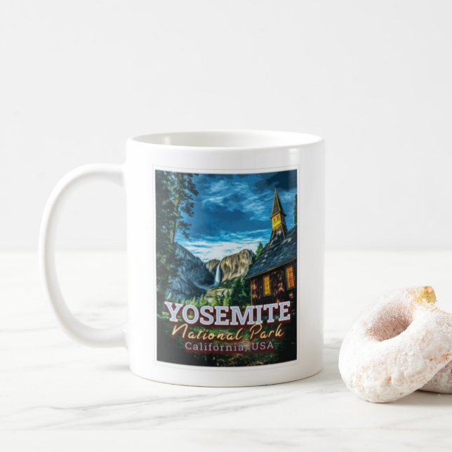 MUG PARC NATIONAL DU YOSEMITE - CALIFORNIE ÉTATS-UNIS (Avec donut)