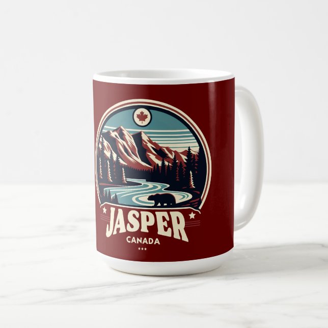 Mug Parc national Jasper Alberta Canada cadeaux (Devant droit)