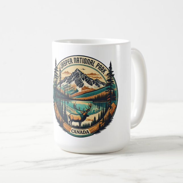 Mug Parc national Jasper Canada Réserves (Devant droit)